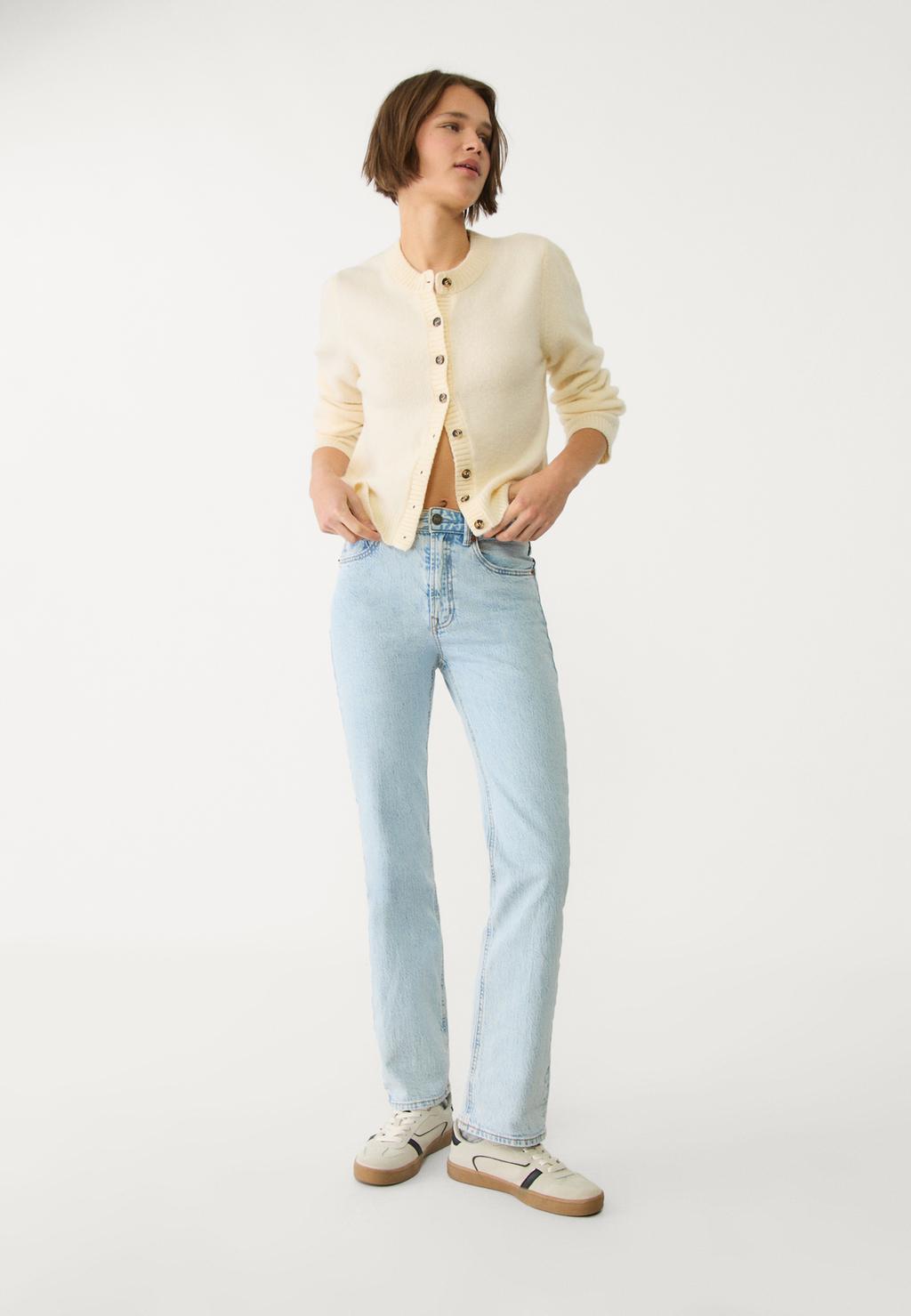 D98 Straight-Fit-Jeans im Vintagelook