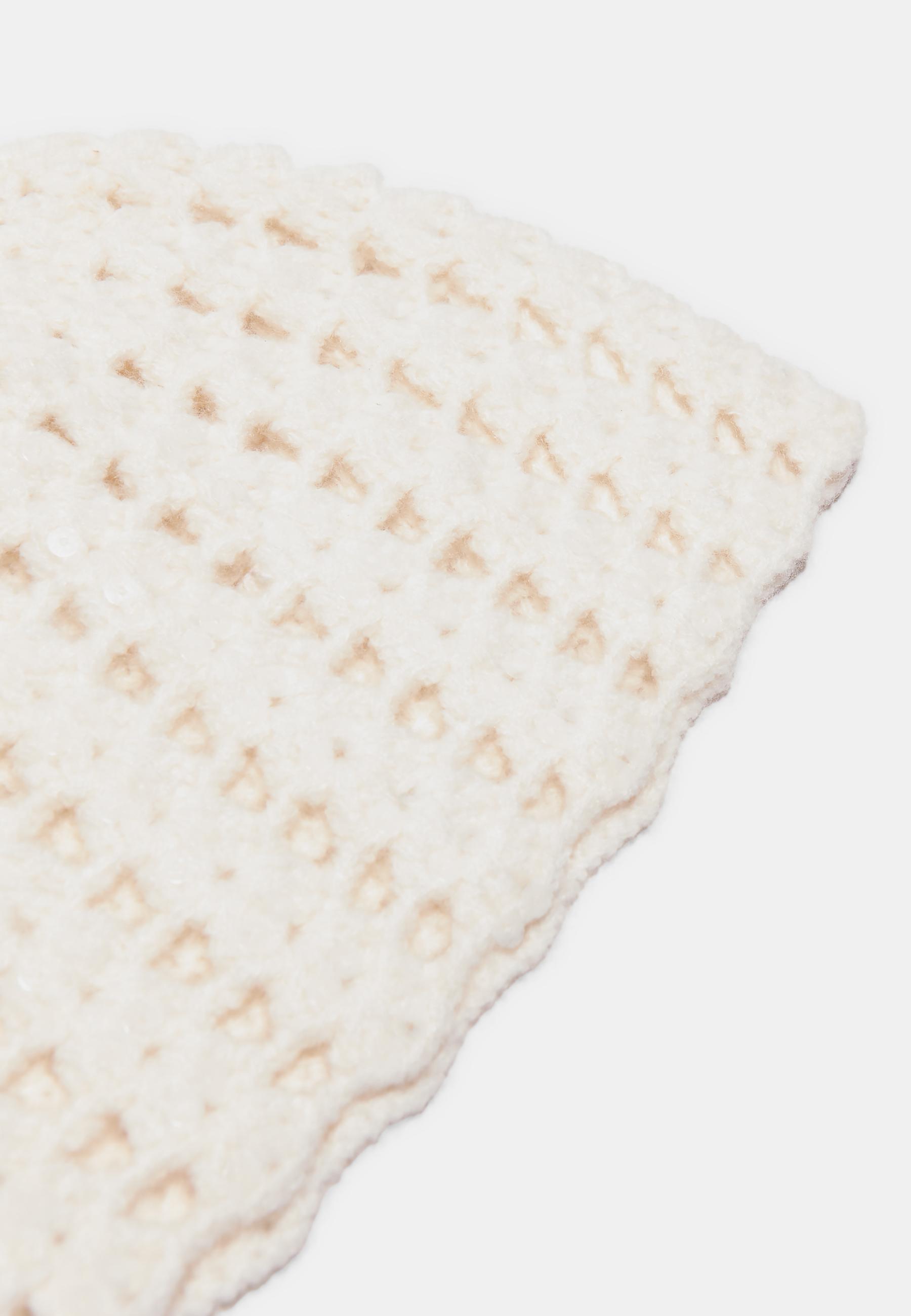 Sequin crochet skull cap - Women's fashion | Stradivarius United