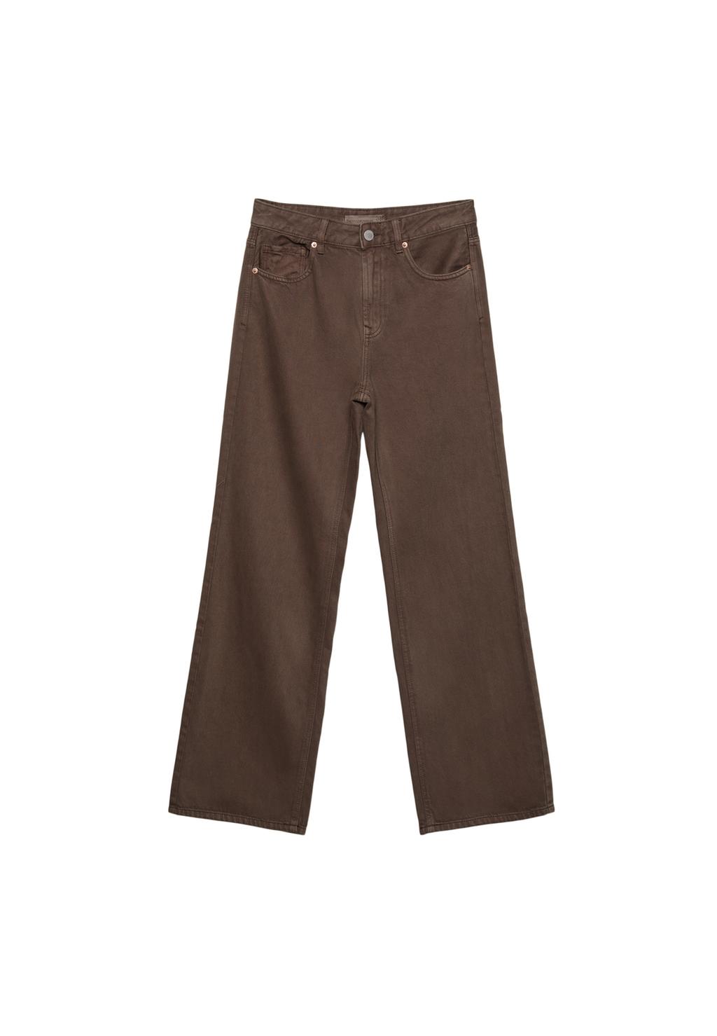 D92 Gerade geschnittene Jeans mit weitem Bein