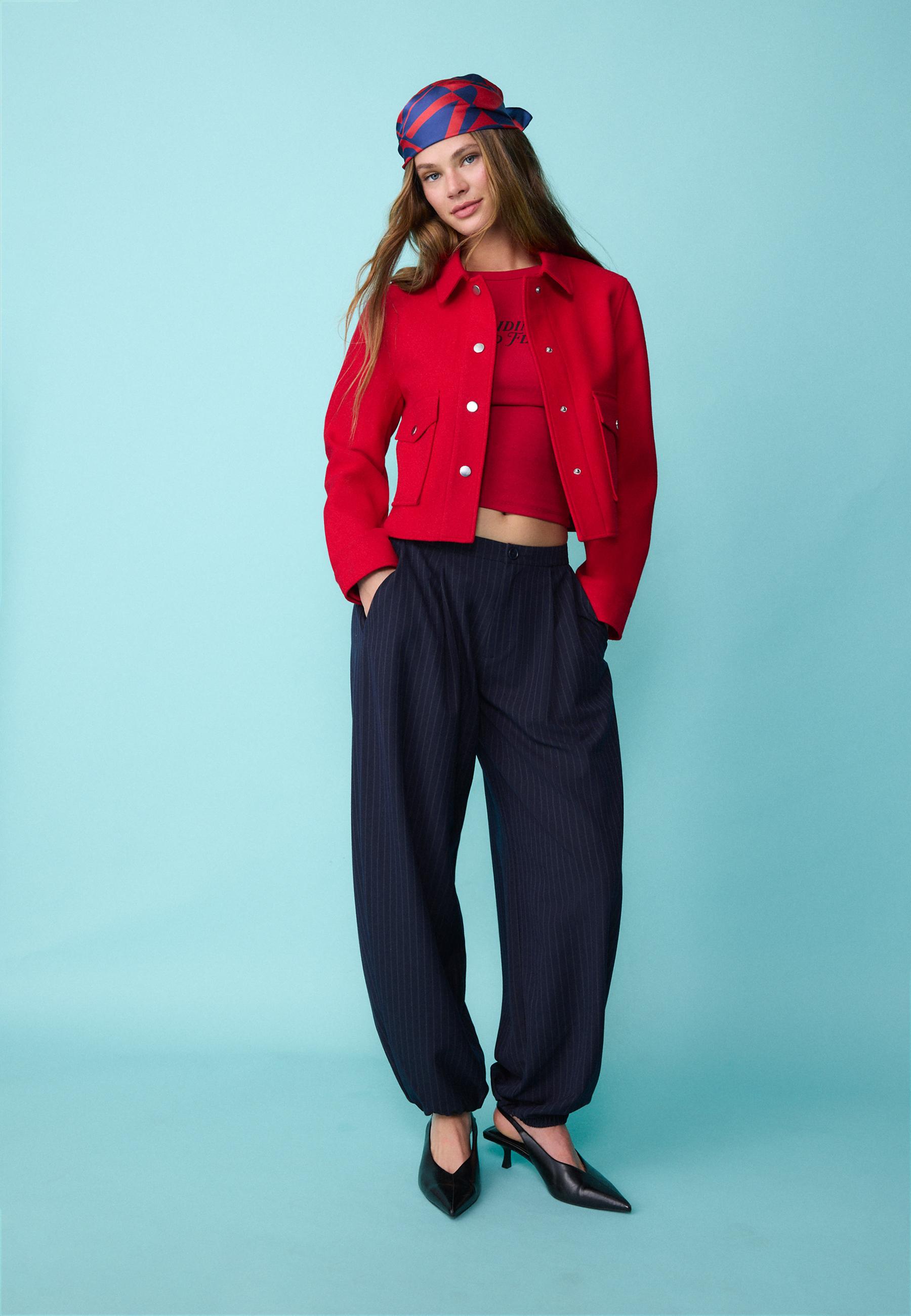 Soft short jacket - Women's fashion | Stradivarius México