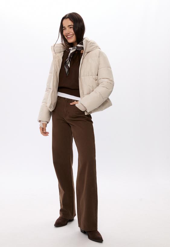 cazadora acolchada capucha