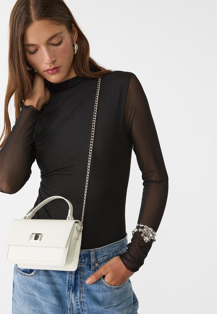 bolso bandolera cierre