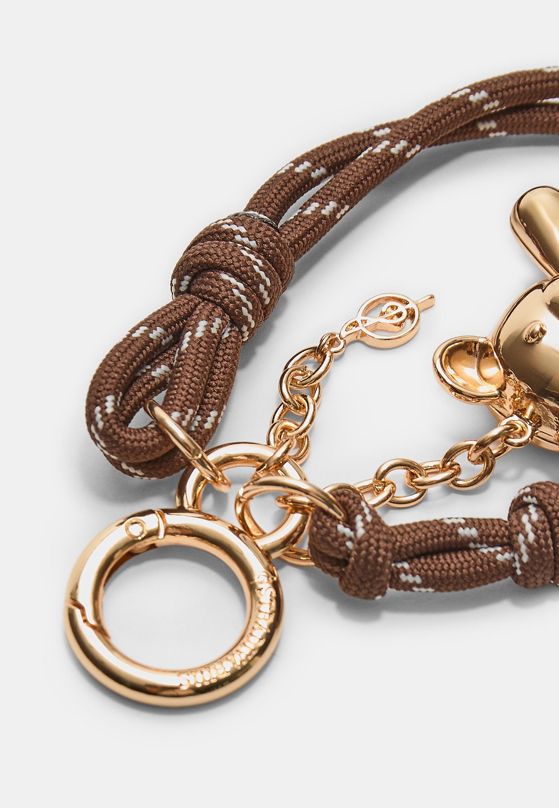Metallic bear charm — Gold