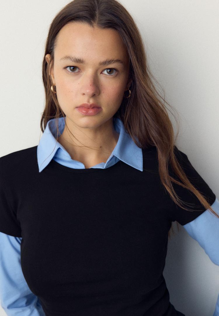 camiseta basica slim fit