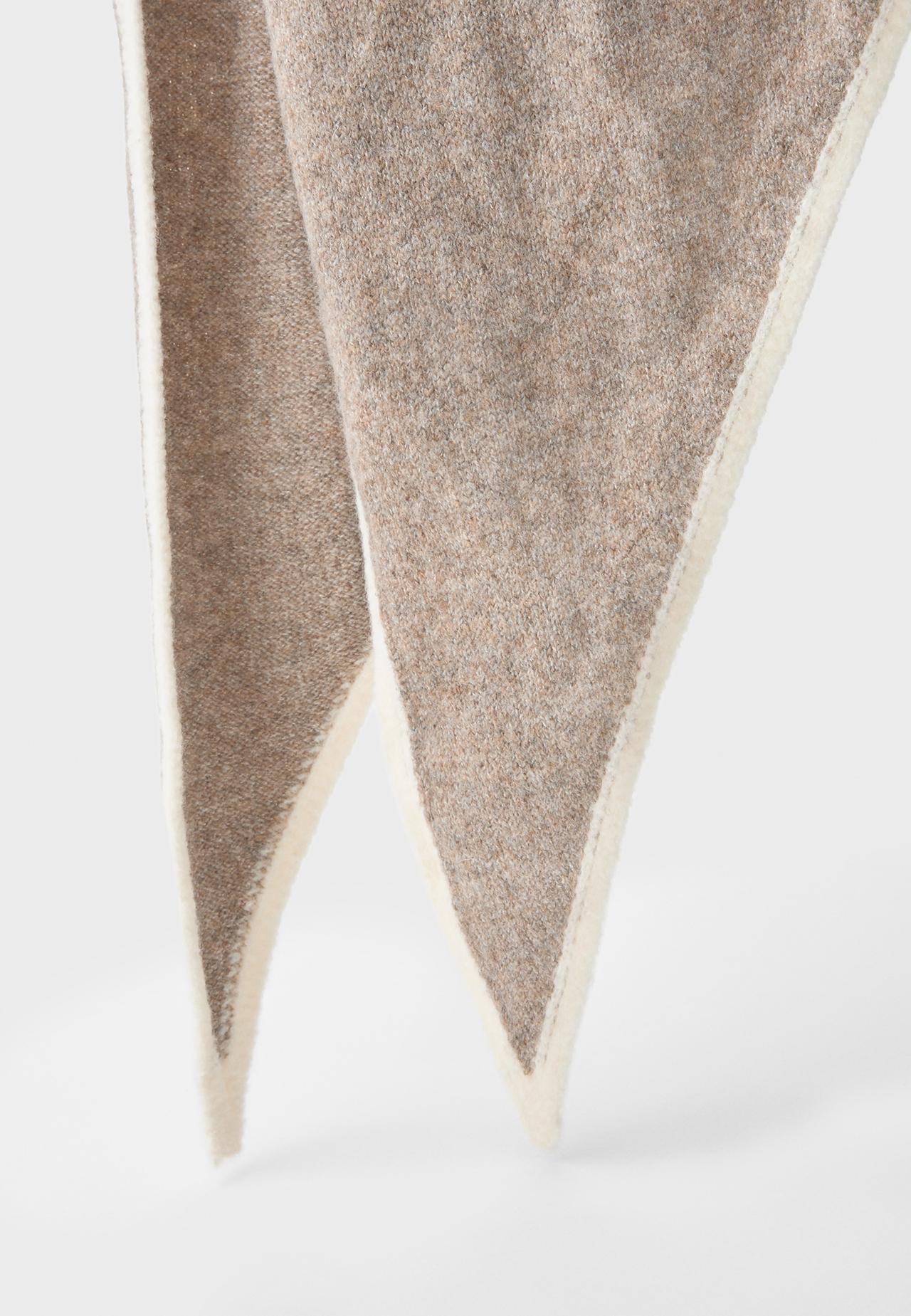 Triangular scarf — Stone