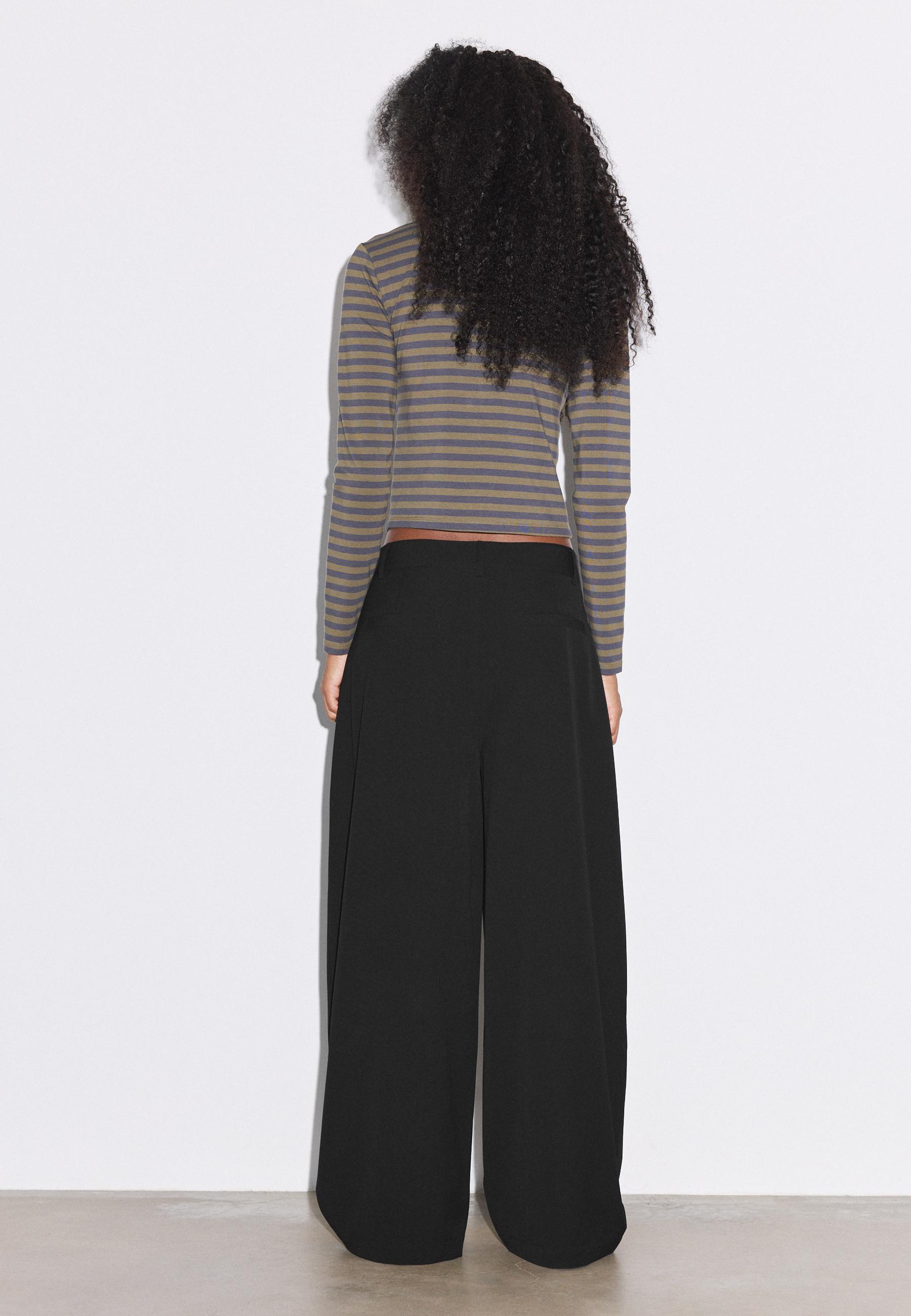 Barrel smart trousers — Black