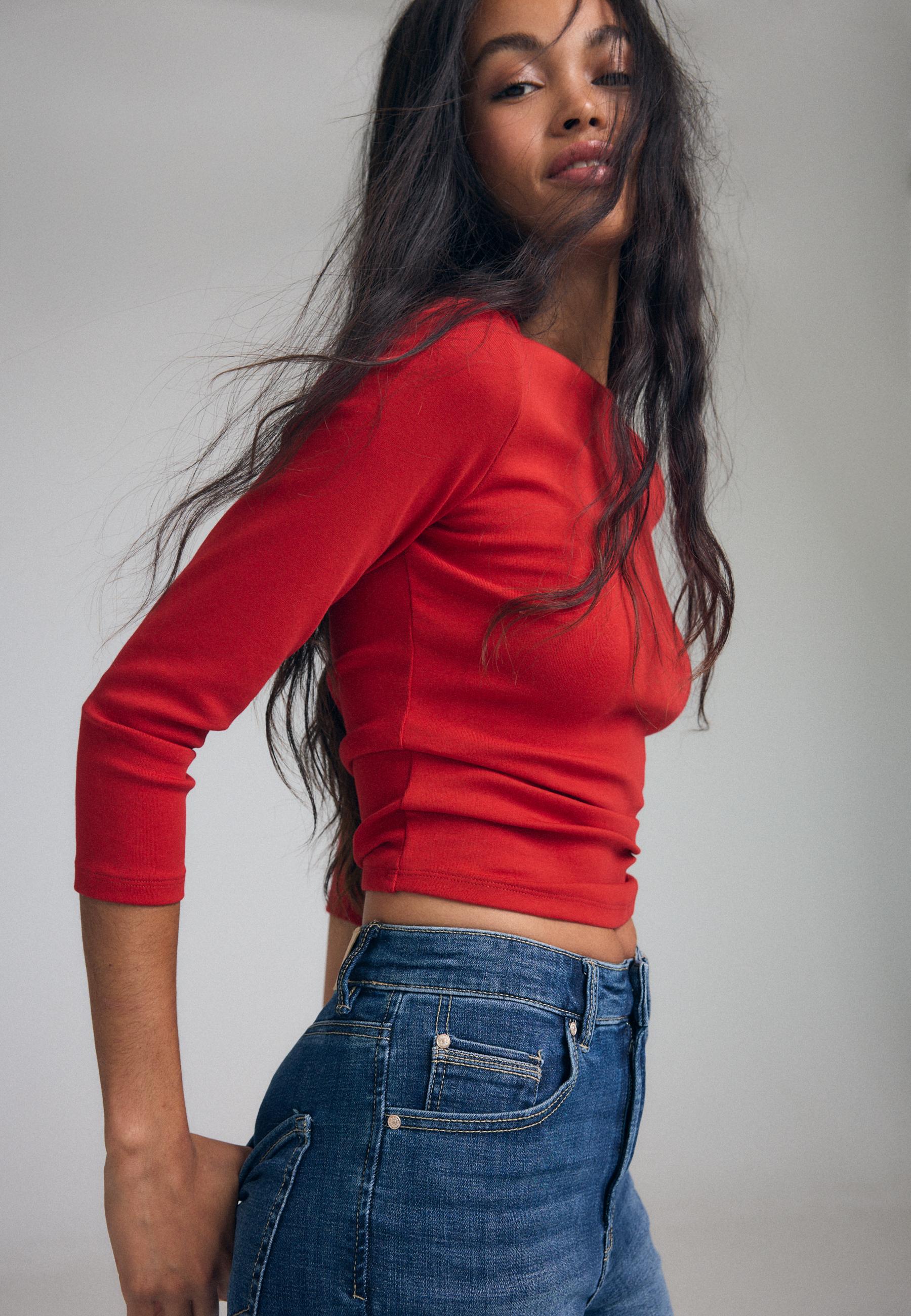 Stradivarius Kapri jean görsel 7