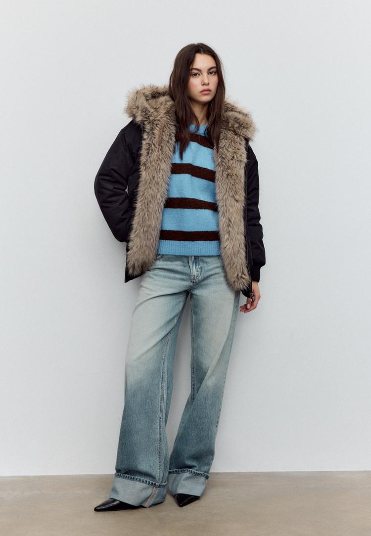 suni k%C3%BCrk kap%C3%BC%C5%9Fonlu %C5%9Fi%C5%9Fme bomber ceket