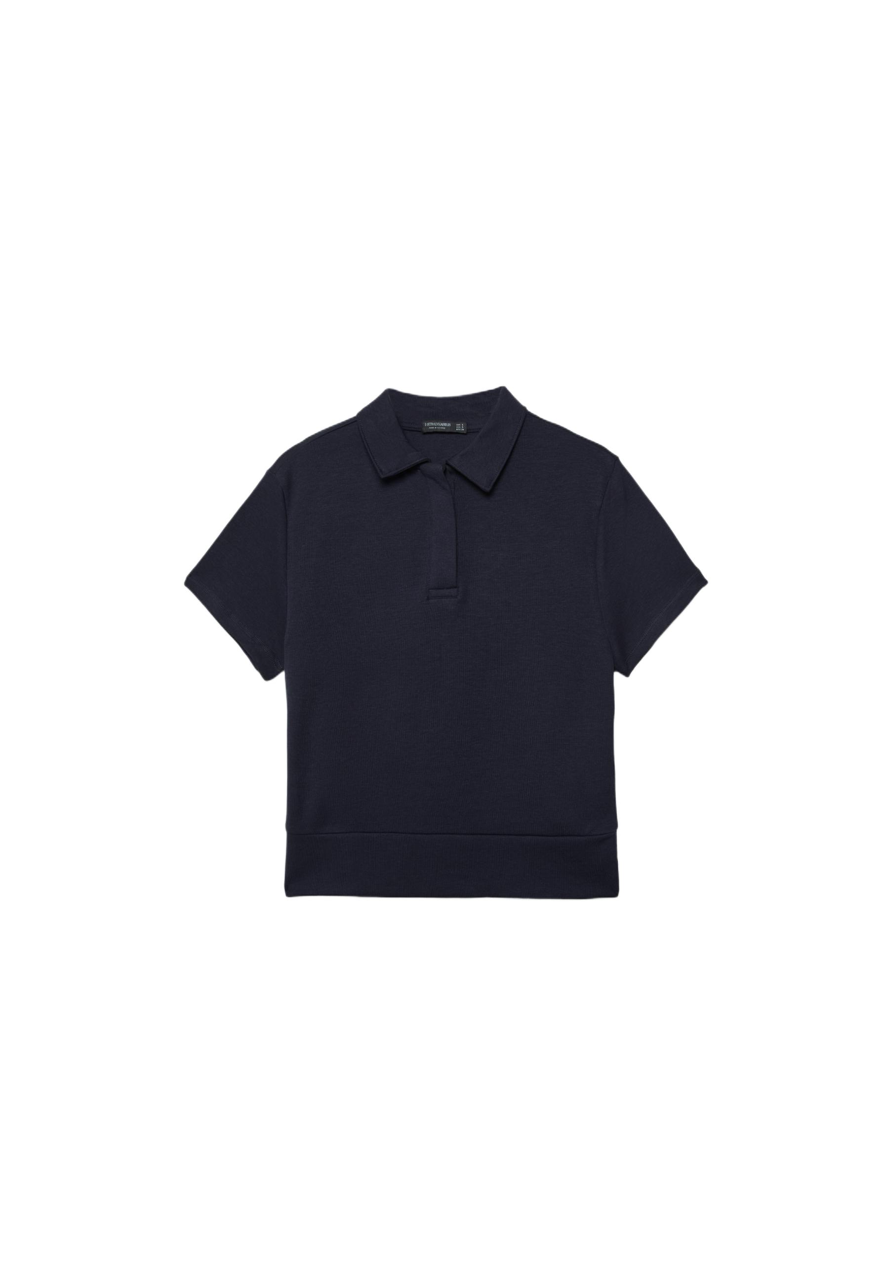 Short sleeve polo T-shirt — Dark blue