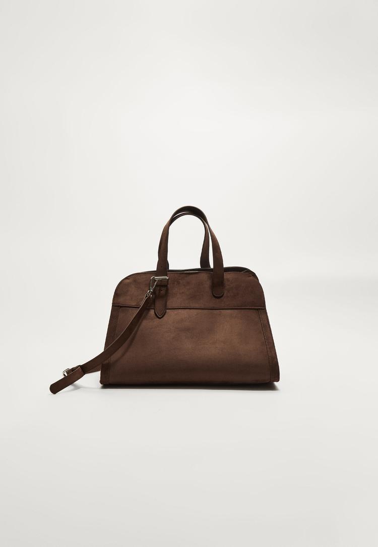 bolso tote efecto ante