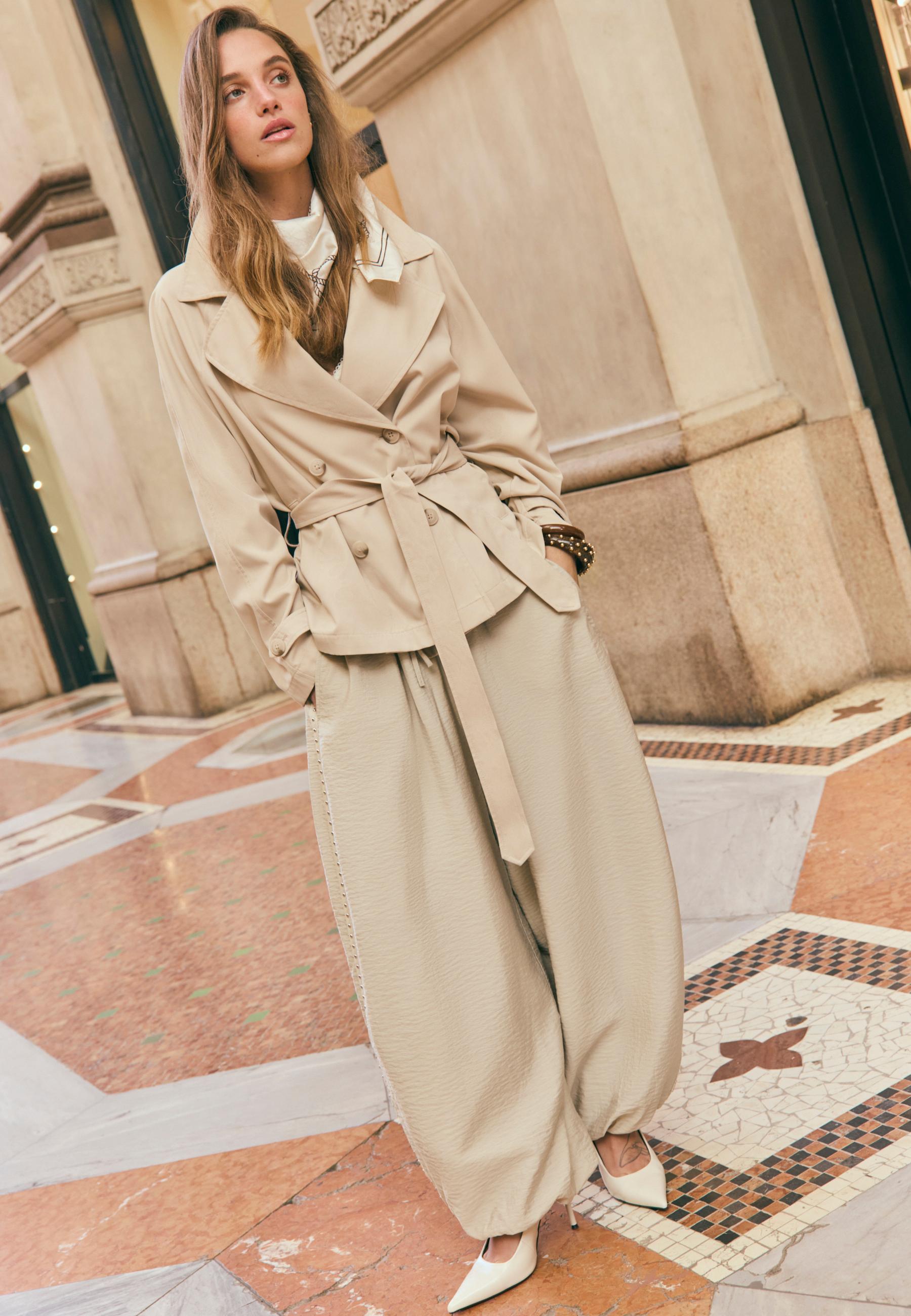 Studded sarouel trousers - Women's fashion | Stradivarius United