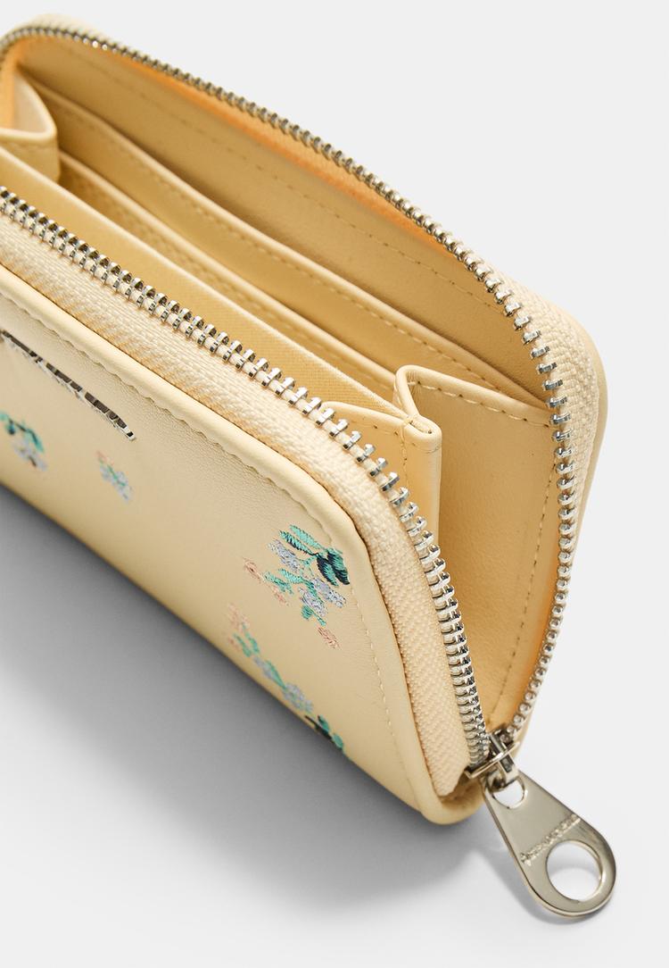 monedero rectangular cremallera