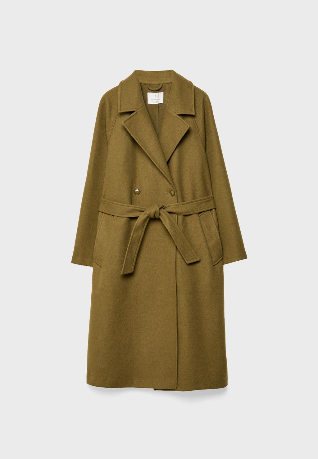 Soft-touch trench coat