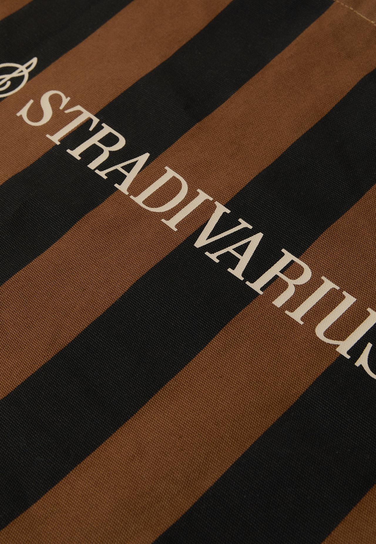 Striped It bag — Brown