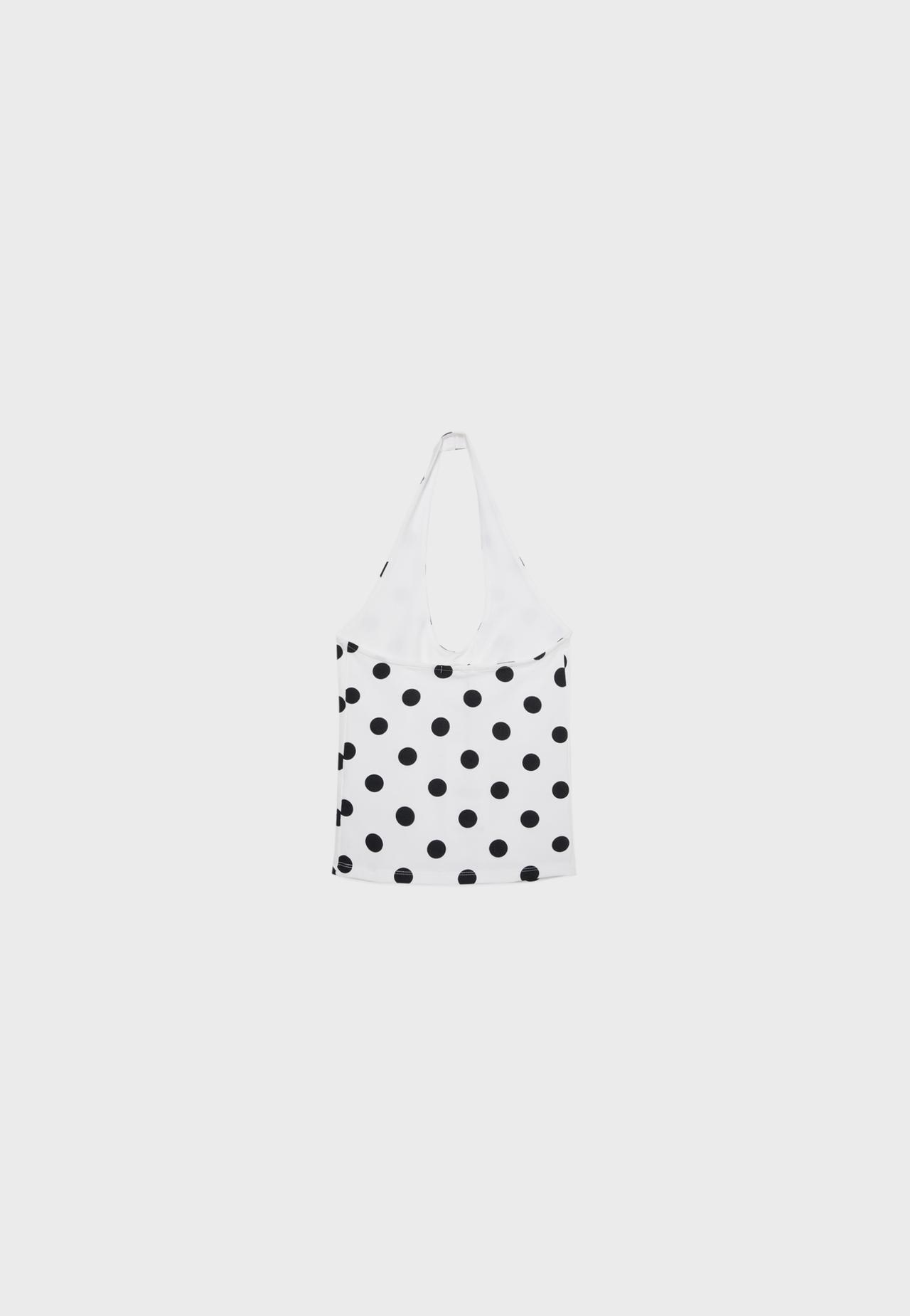 Basic halter top — Ecru
