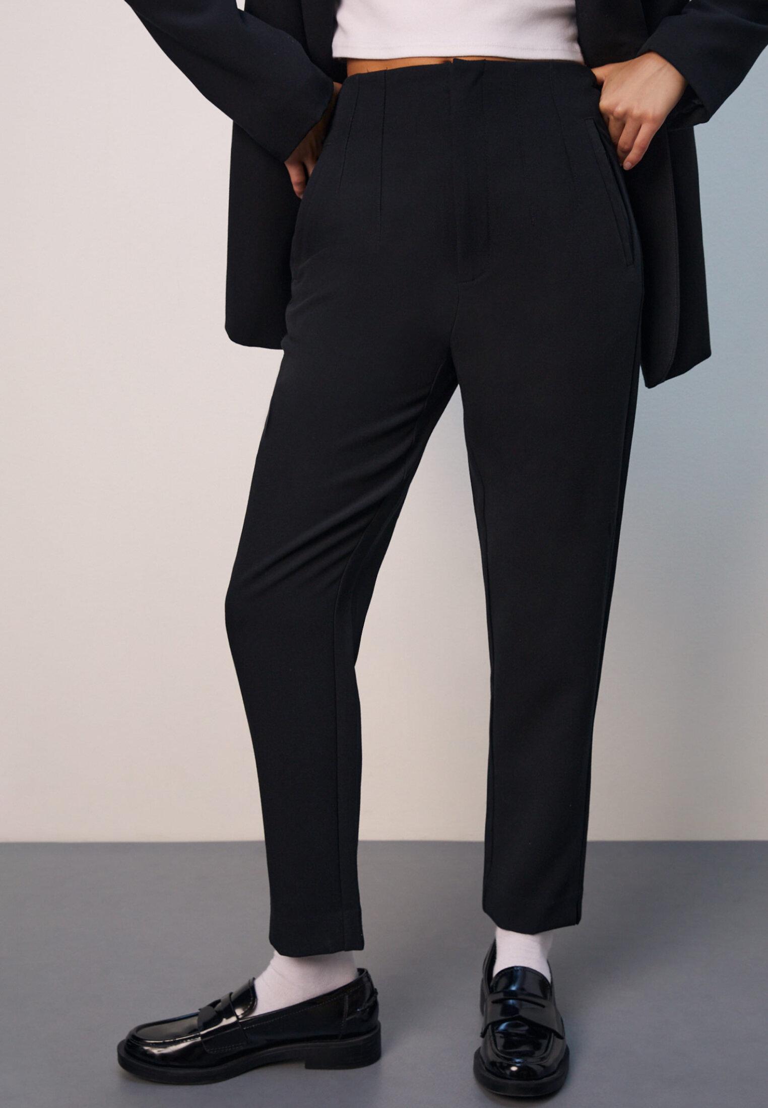 Smart darted trousers — Black