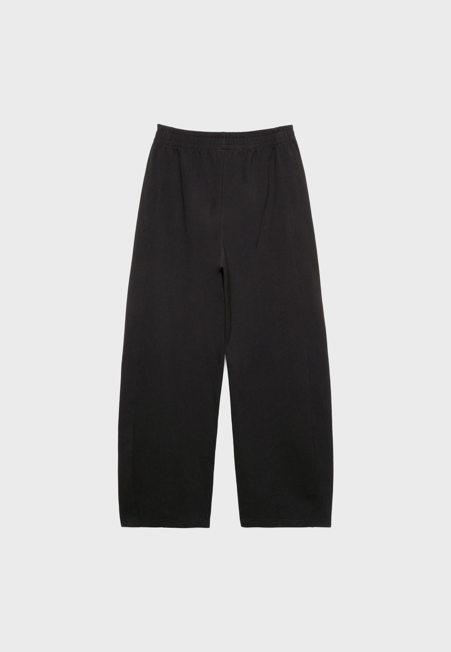 Barrel jogger trousers — Black