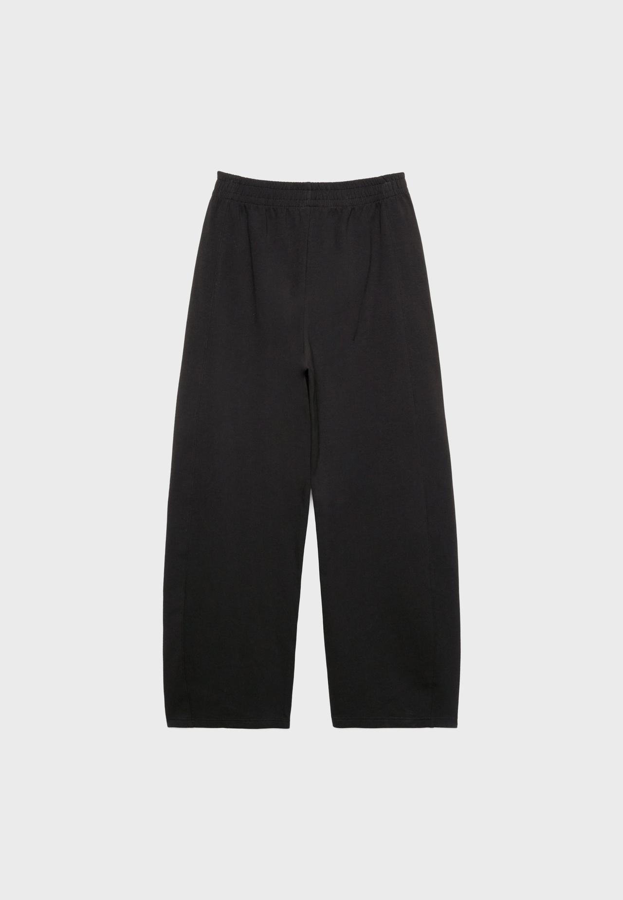Barrel jogger trousers — Black