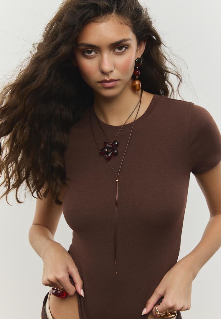 basic round neck bodysuit