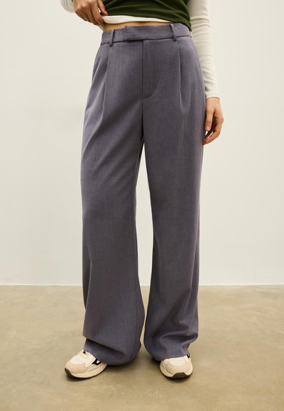 pantalon vestir wide leg