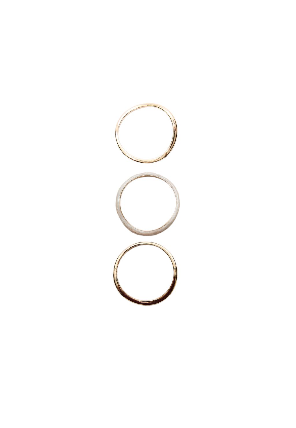 Set 3 pulseras rígidas esmalte