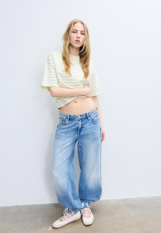 camiseta manga corta rayas