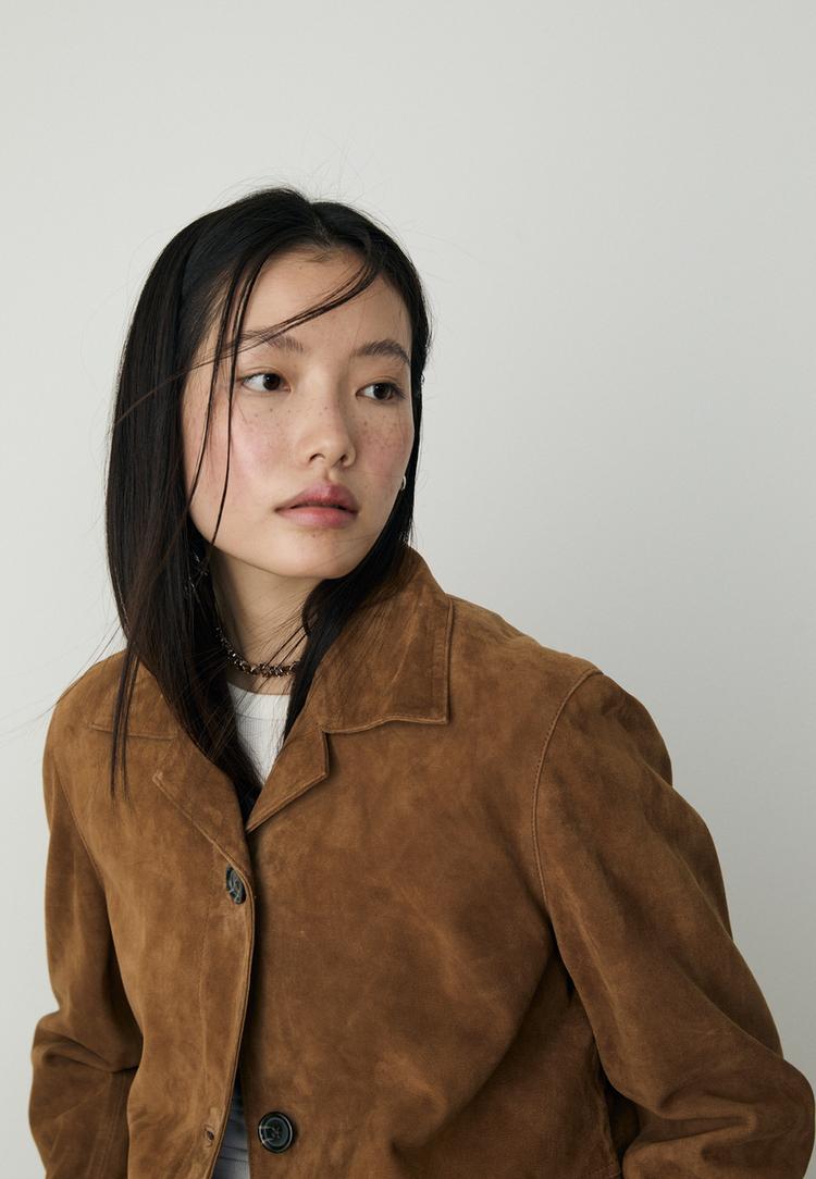 chaqueta bolsillos 100 piel