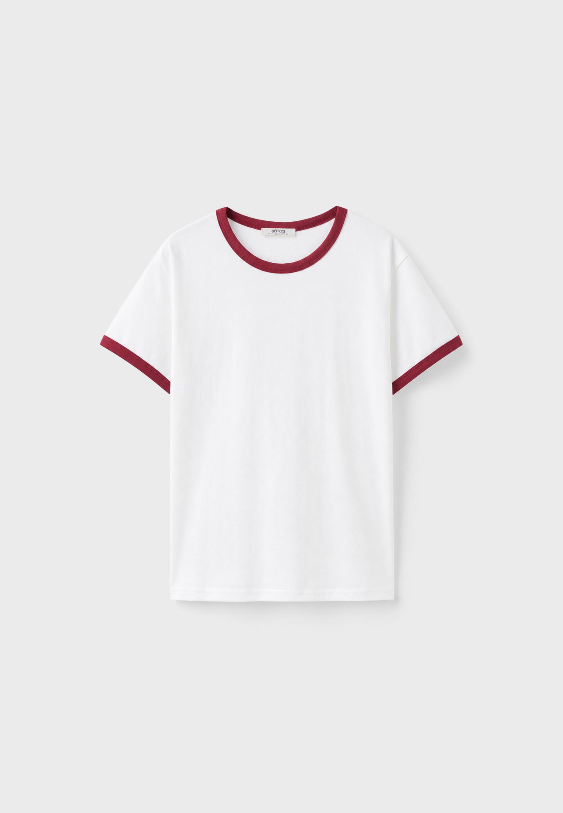 Printed T-shirt — Red