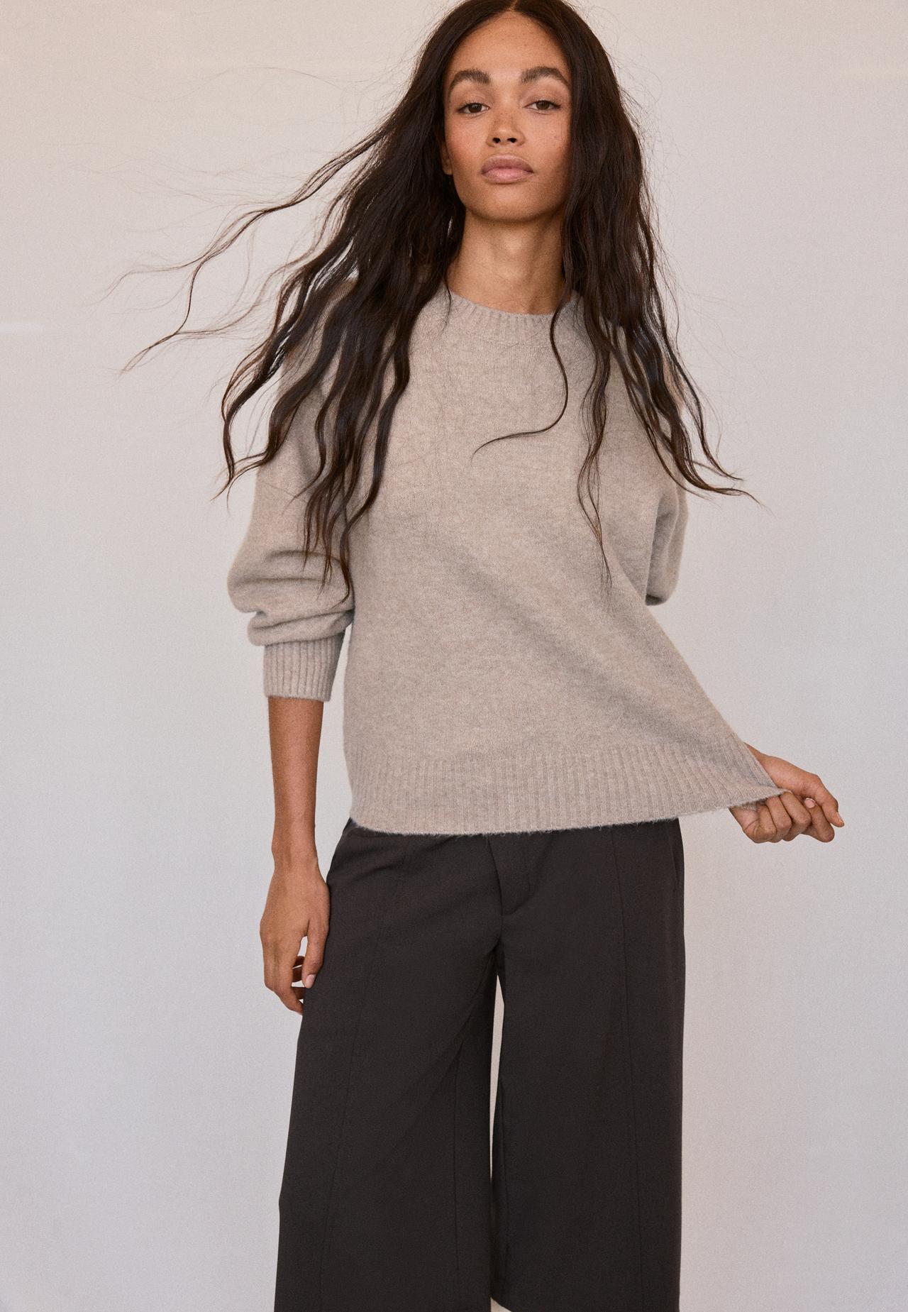 Soft-touch basic knit jumper — 0-458