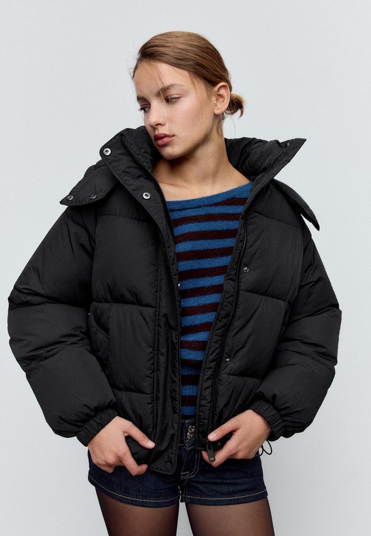 kapusonlu dolgulu ceket