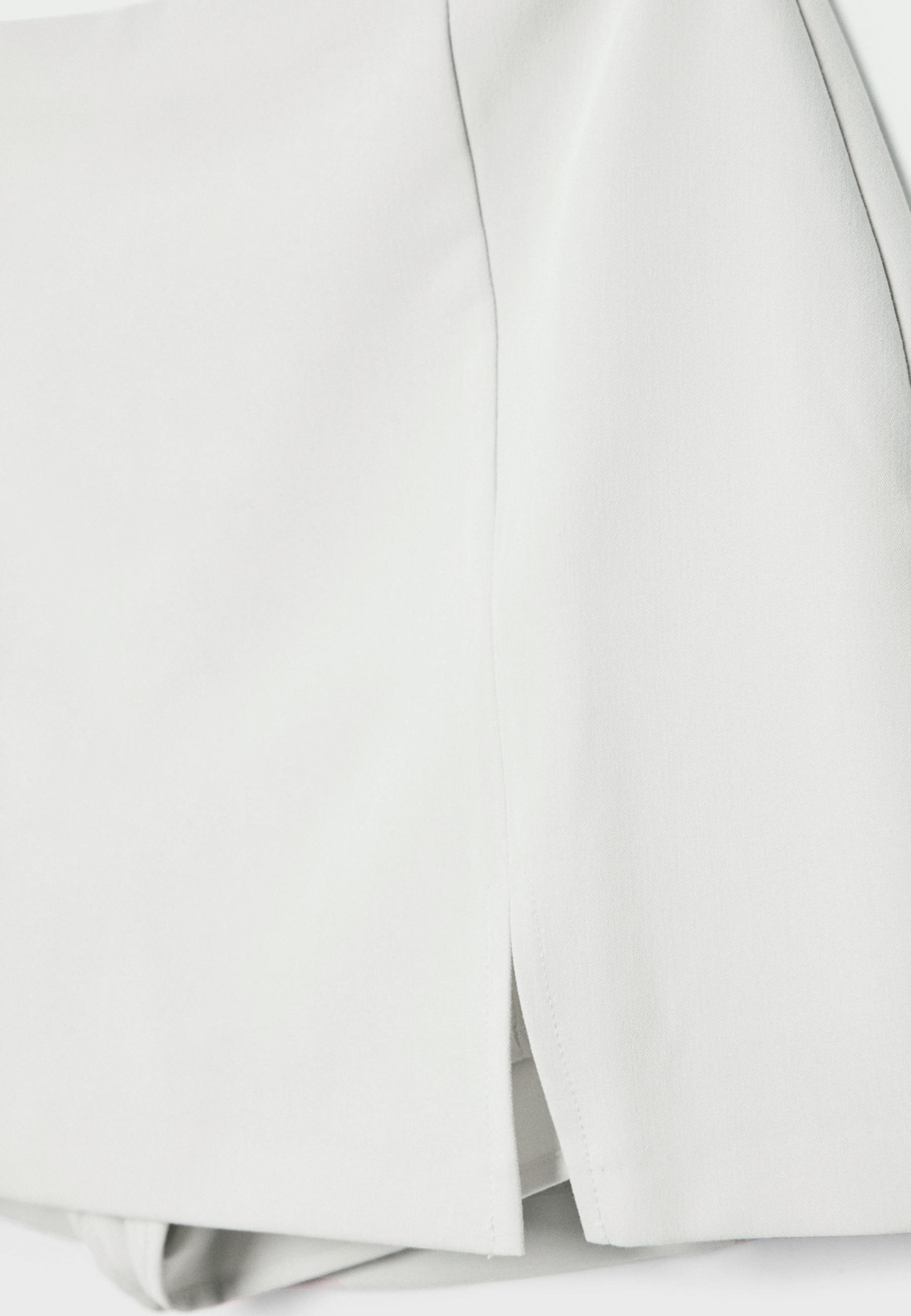 Skort with side split — Ice
