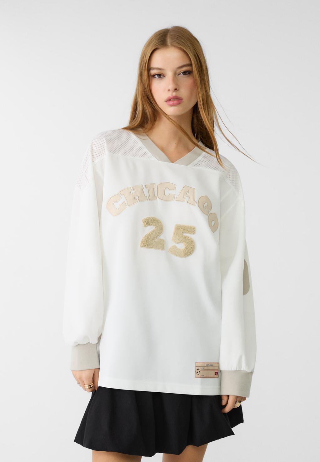 Oversize T-shirt with number print