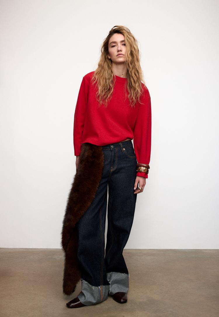 bisiklet yaka orme tisort