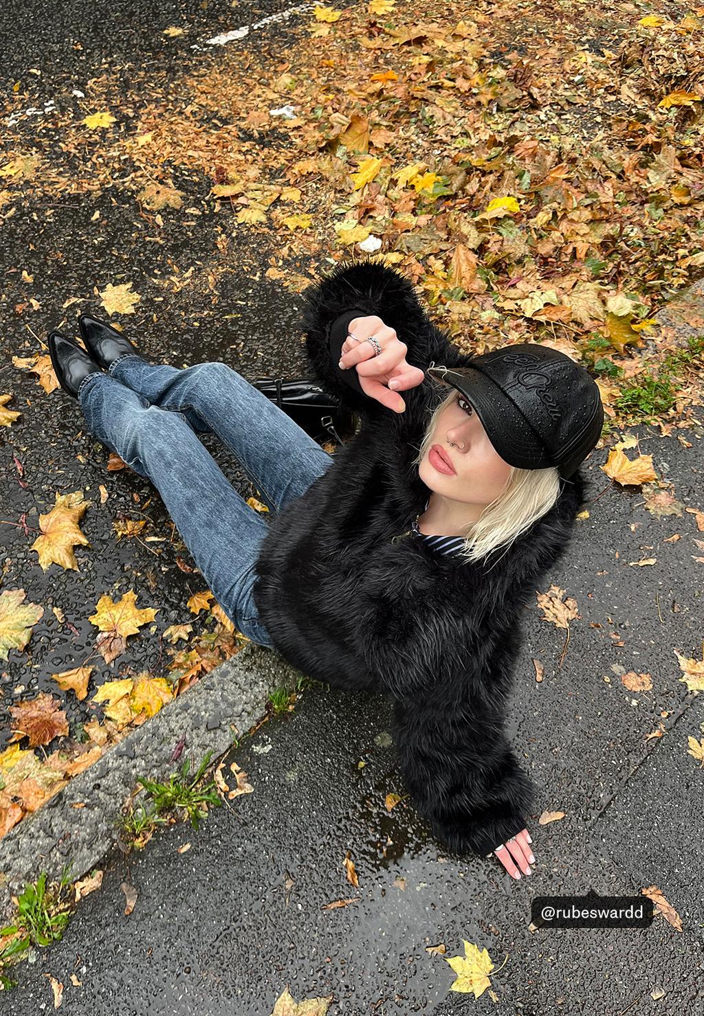 Casquette similicuir Teen Crew