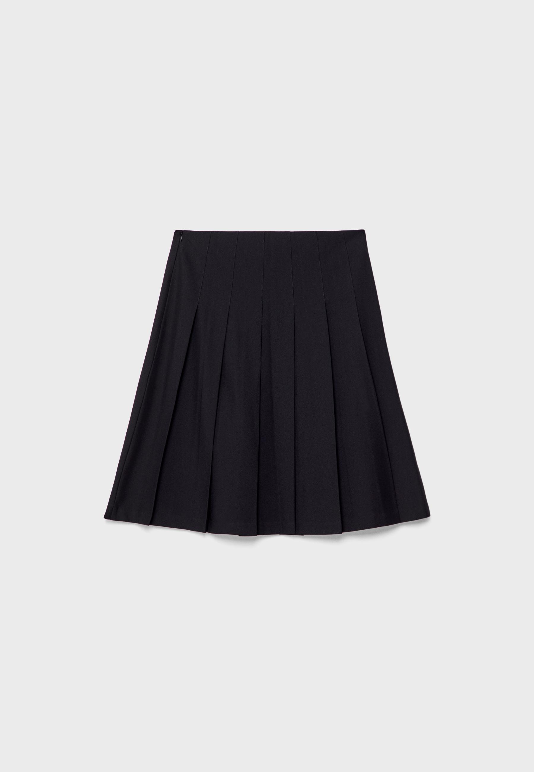 Midi skirt with box pleats - Women's fashion | Stradivarius
