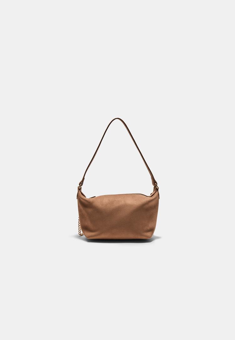 Stradivarius Geantă Crossbody Moale La Atingere Caramel Os