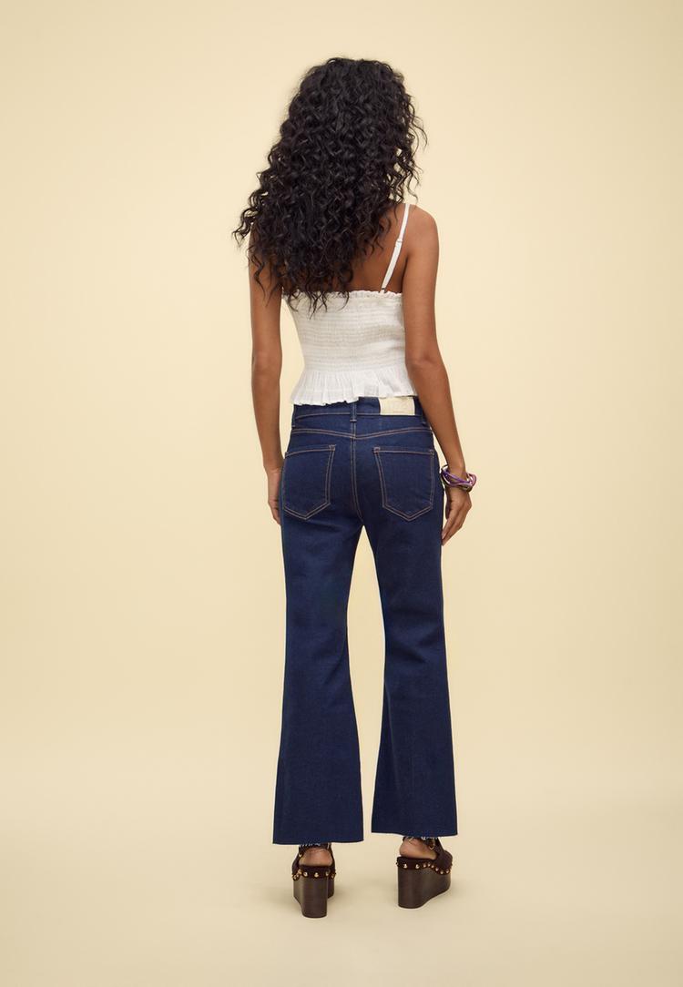 d78 cropped wijde jeans