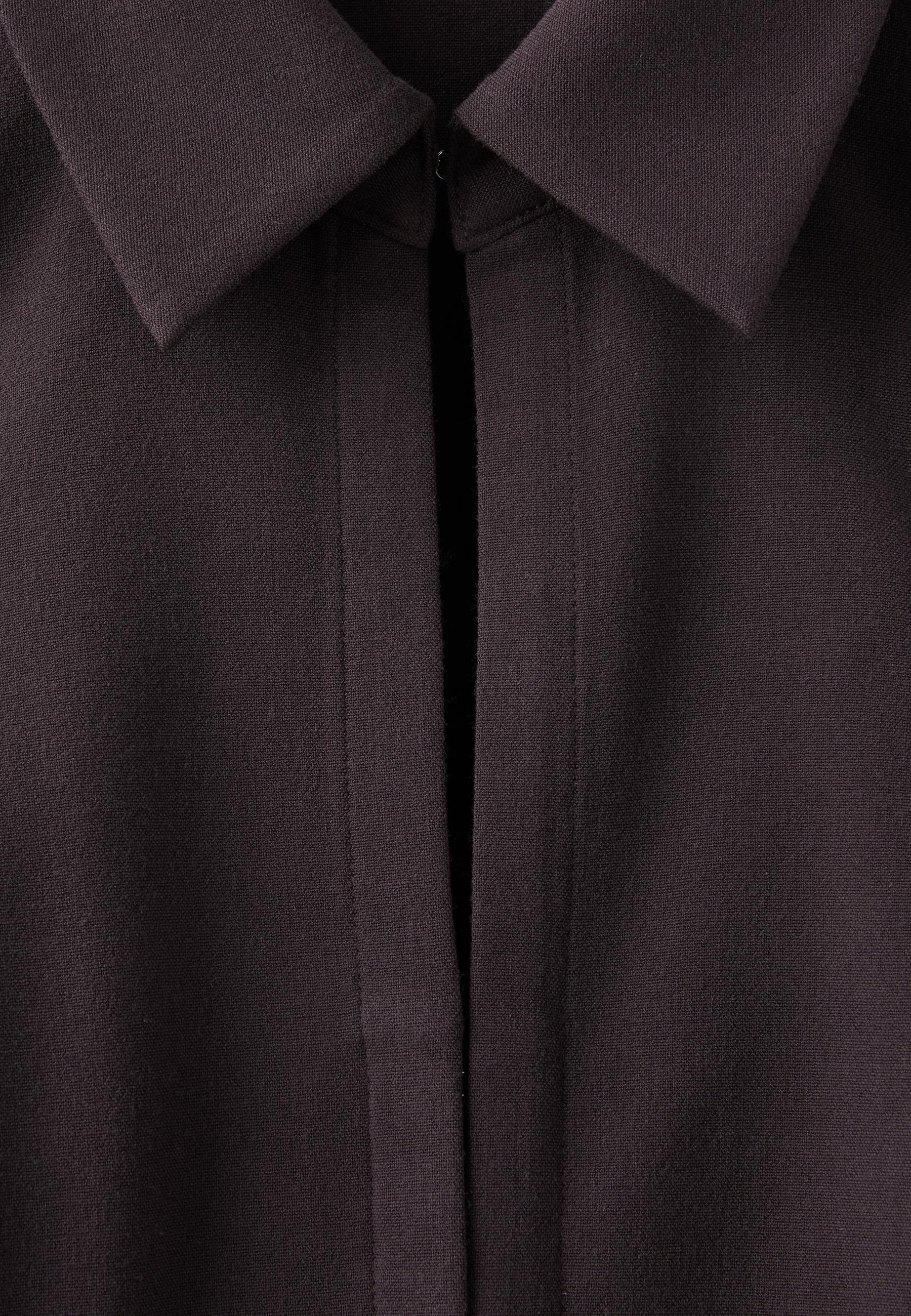 Sleeveless hook-and-eye top — Purple