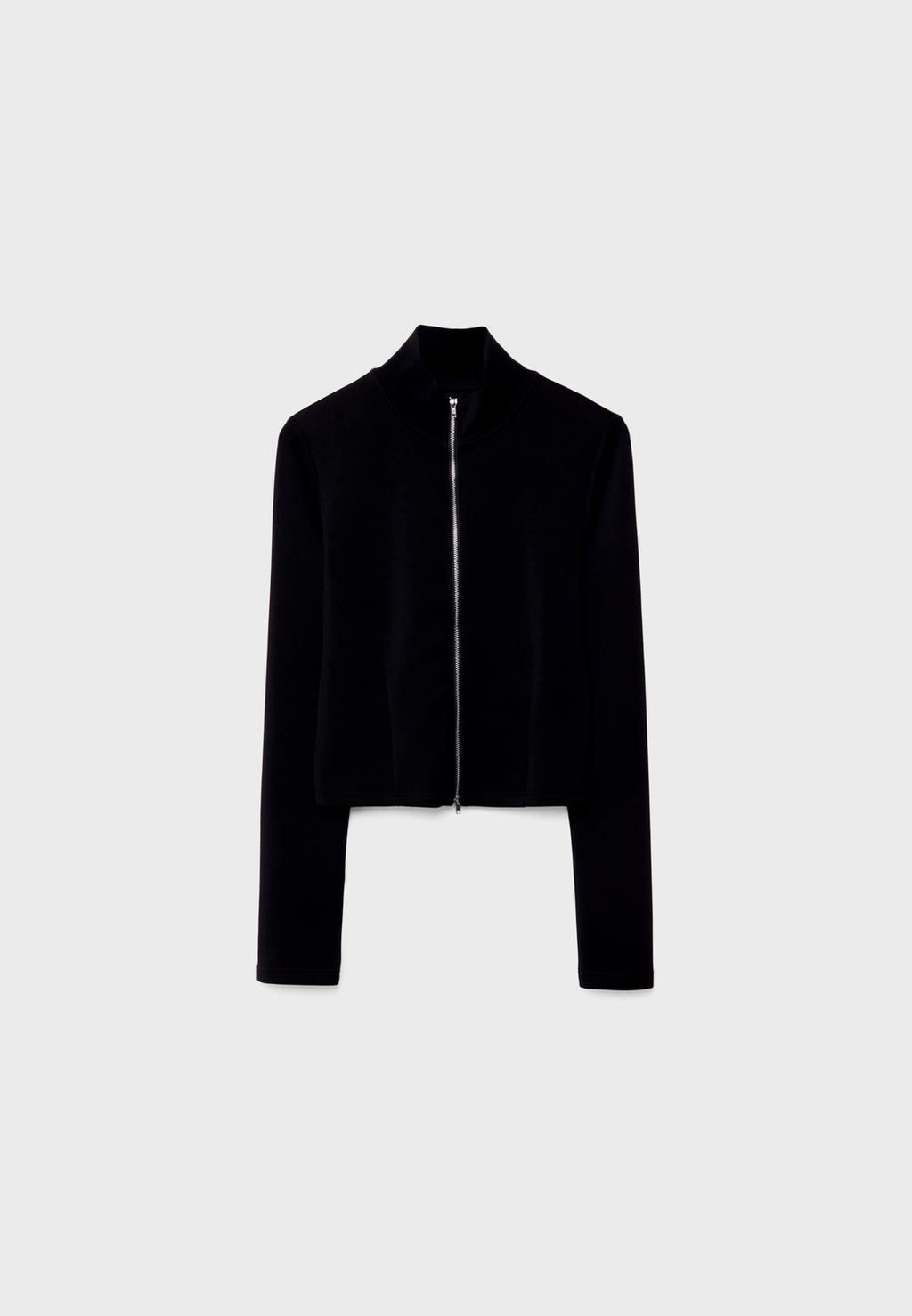 Veste zippée toucher doux