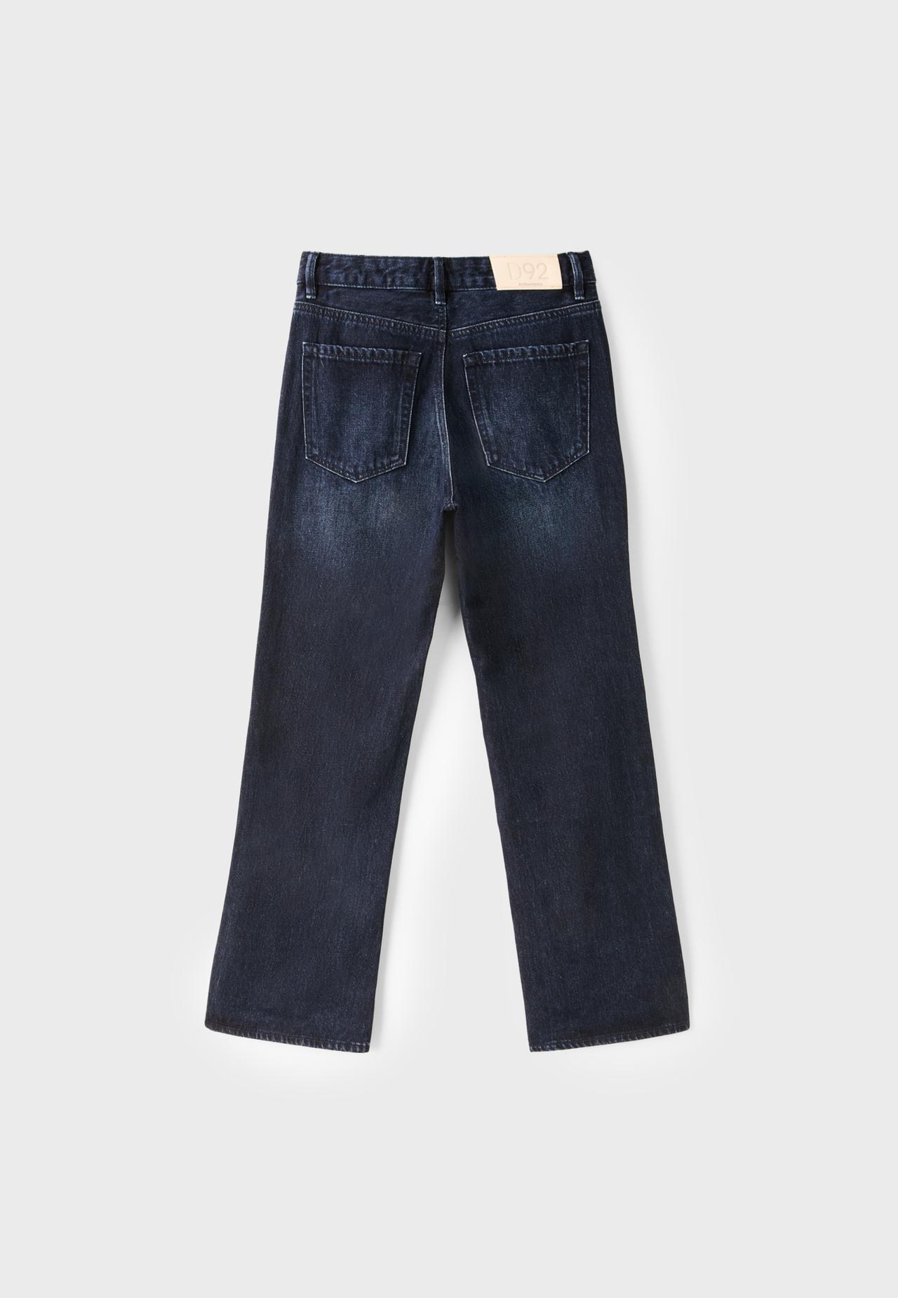D92 Straight-wide leg jeans — LIGHT GREY DENIM WASH