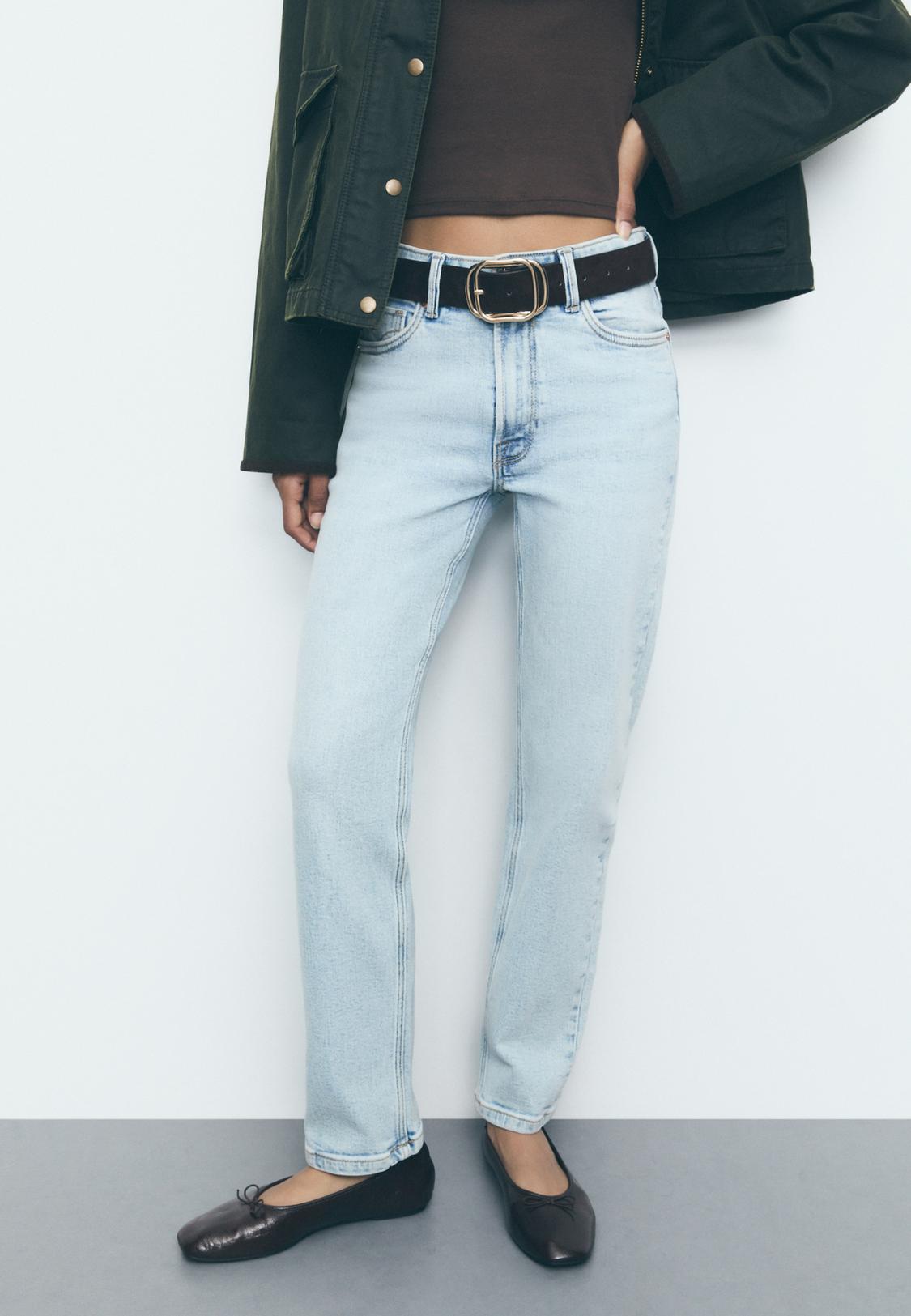 1465 Slim-fit mom jeans Women's fashion Stradivarius Republic