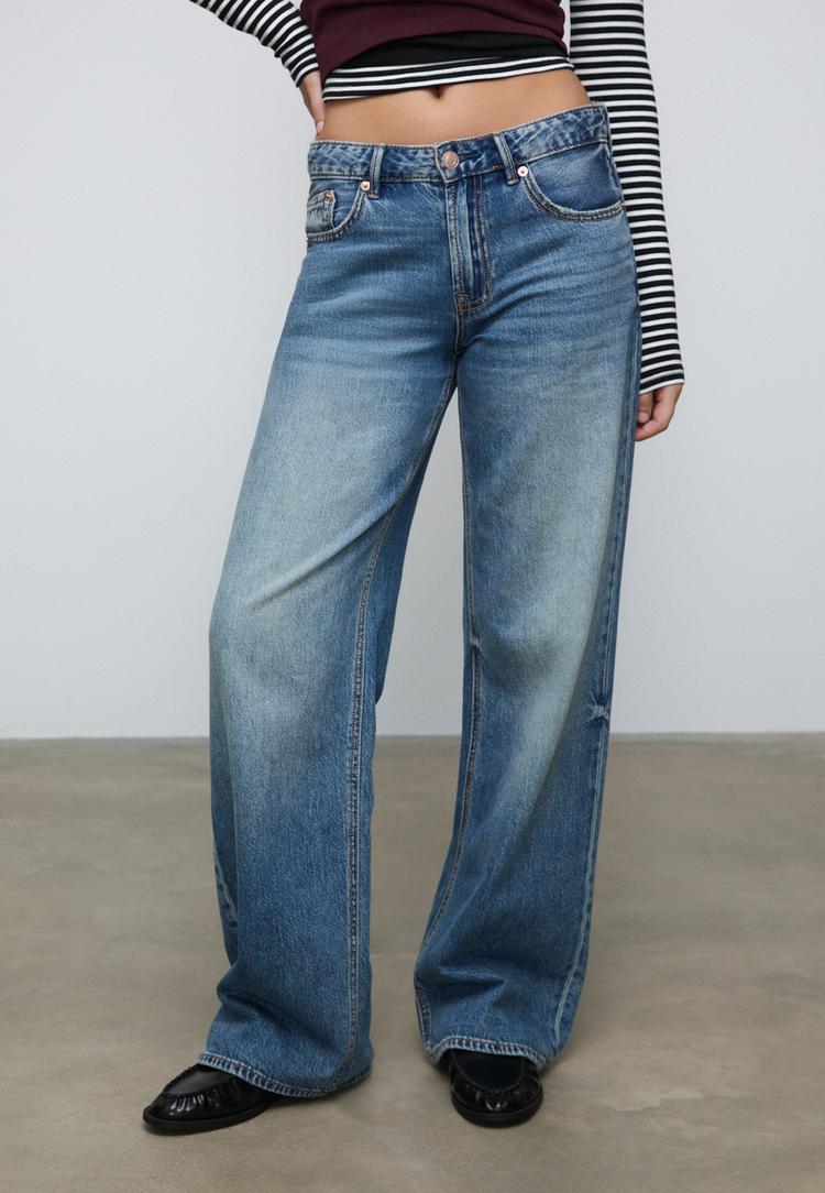 d91 dusuk bel genis paca jean
