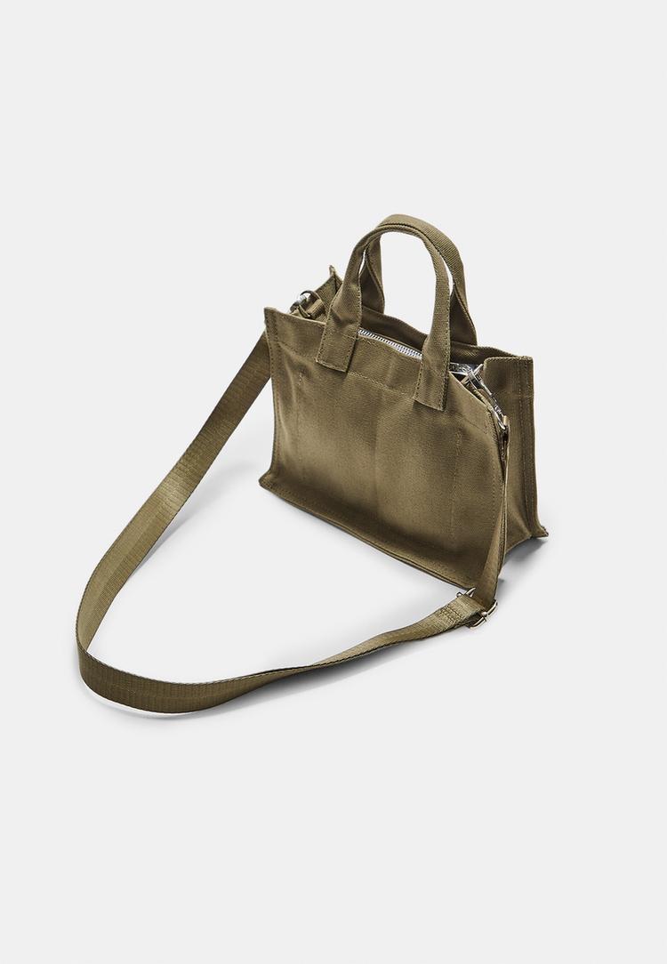 bolso shopper canvas bordado