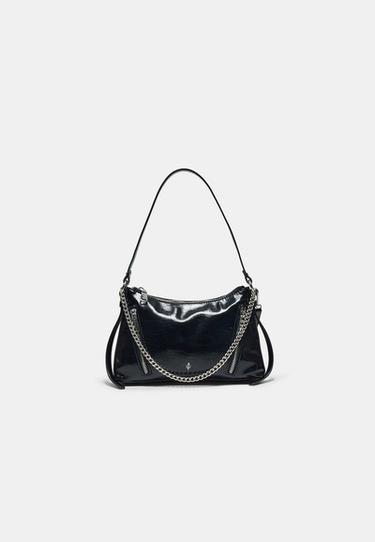 Mini chain shoulder bag — Black 2