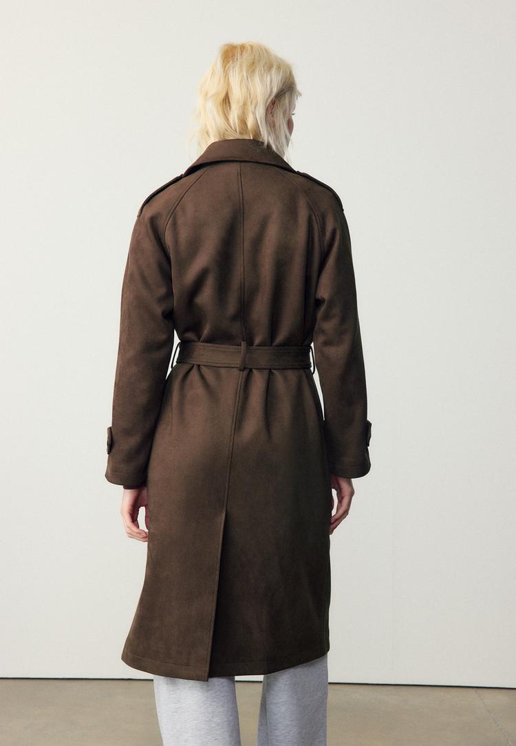 trench largo efecto ante