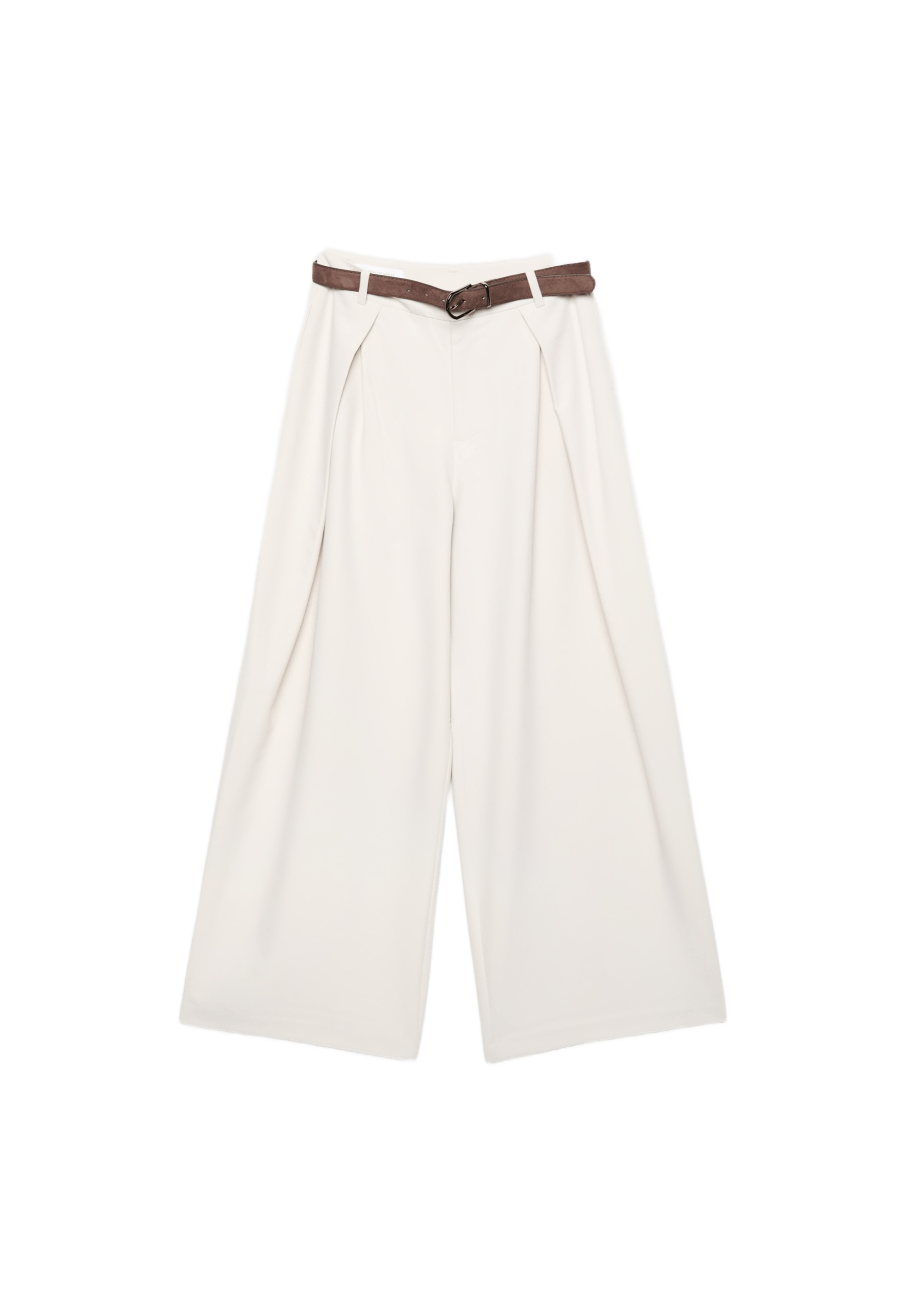 Maxi pensli kemerli pantolon - Görsel 27