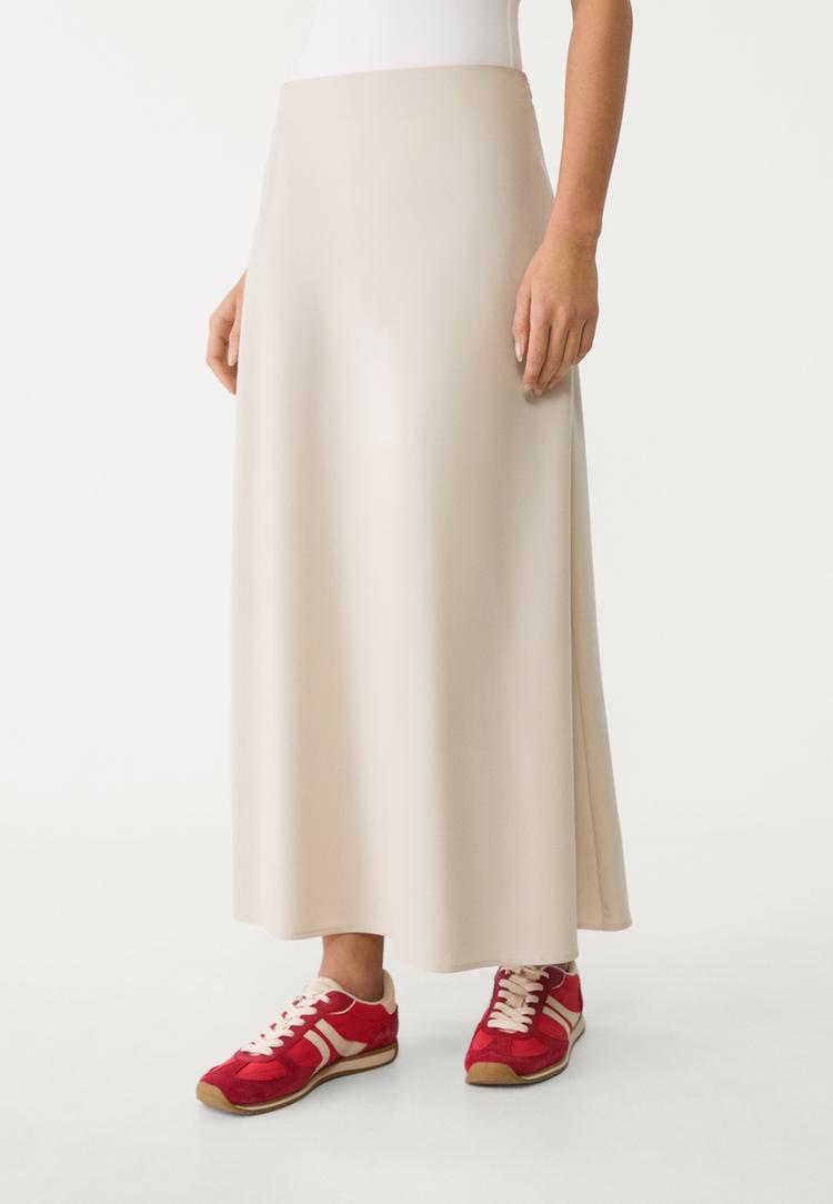 falda fluida midi capa