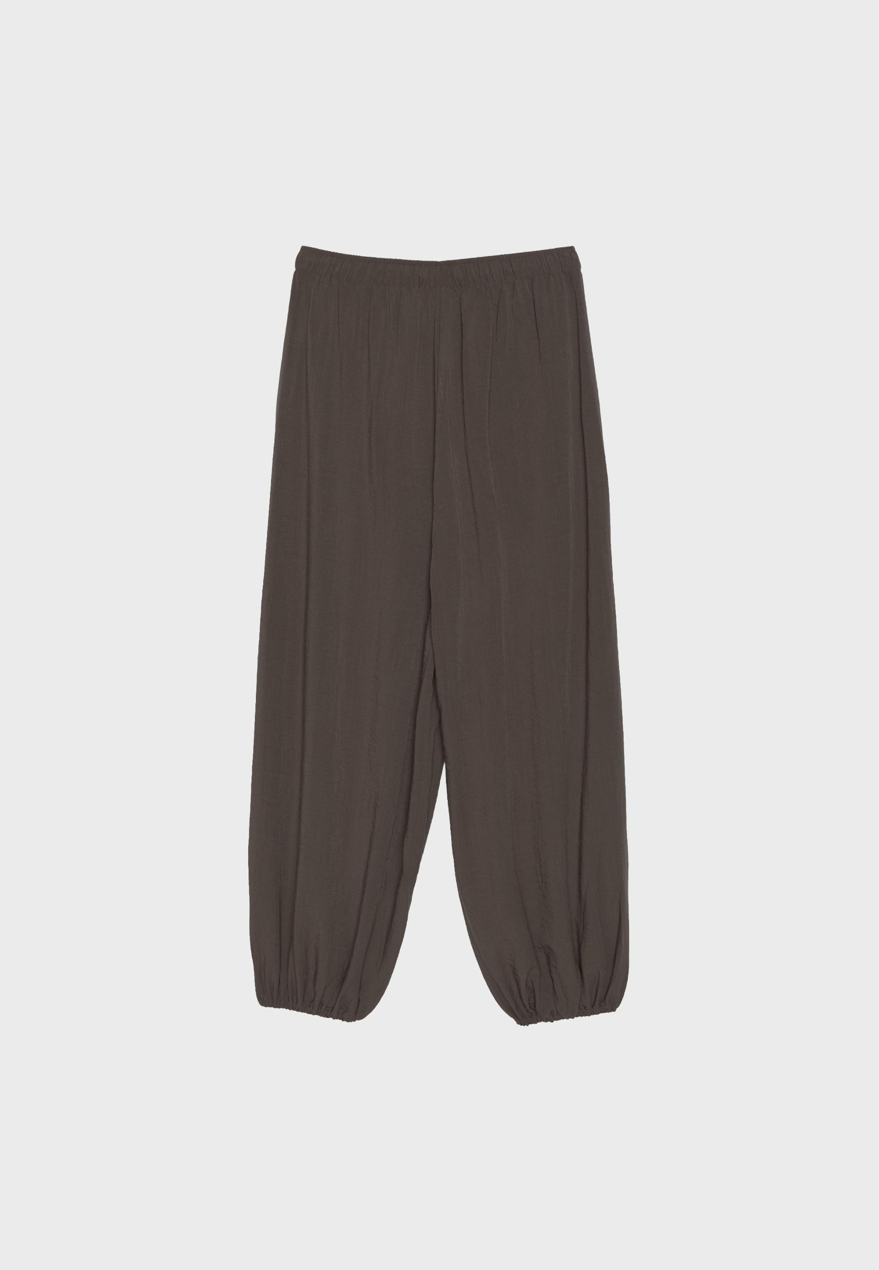 Flowy sarouel trousers — Brown