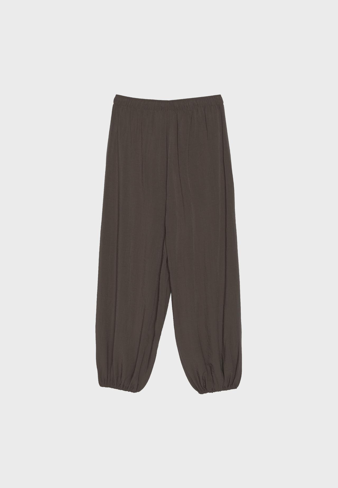 Flowing sarouel trousers — Brown