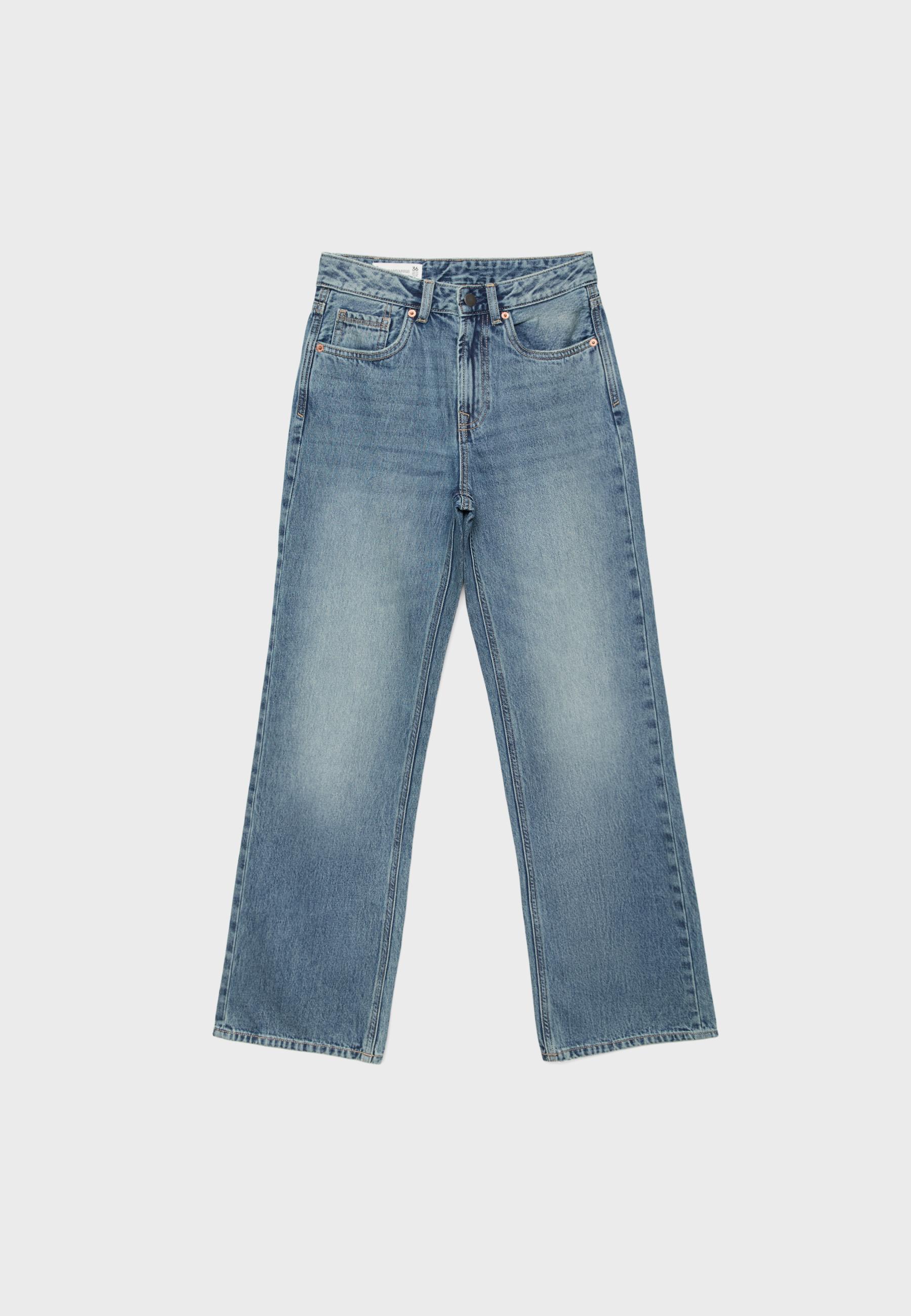 D92 straight fit geniş paça jean - Görsel 24